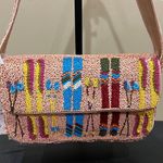 From India To You | Beaded Ski ⛷️ Motif Shoulder Bag Orange Photo 0