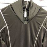 Free People  Movement Long Sleeved Mock Turtleneck Top: Black Photo 2