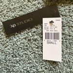 AB Studio  Cowl Neck Tunic Sweater Black Blue Size S NWT Cozy Classic Photo 7