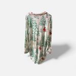 Munki Munki  peanuts Green and White Pajama Set Photo 1