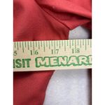 Eric & Alex New York Red Button Front Shirt Dress Long Sleeve Size Small Photo 2