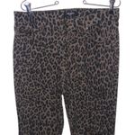 Nine West Leopard Print Jeans Womens 10 Gramercy Skinny Photo 1