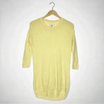 Wilfred  Scoop Neck Knit Pullover Balzac Sweater Yellow Artizia Wool Size XS Photo 3