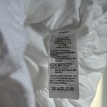 Madewell  Sleeveless Crewneck Bubble Top in White, Size X-Small Photo 9