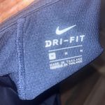 Nike New  Dri-Fit Women's Training Crossback Long Sleeve Top Navy Blue Sz Large Photo 3