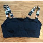 prAna  Moraga Sports Bra Yoga Racerback Navy Size M Gym Workout Lounge Activewear Photo 2