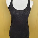 Under Armour women S racerback semi sheer activewear tank top black Photo 0