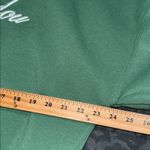 Sunday Retreat women’s large pullover green embroidered Lucky You sweatshirt Photo 3