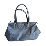 TUMI Georgiana Business Tote in Blue Nylon with Leather Trim Travel Work Caryall Photo 2