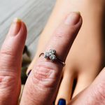 Sterling Silver Heart Clover Shamrock Cz Toe Ring Midi Ring Photo 0