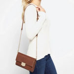 Moda Luxe Allison Crossbody in Brown Faux Leather​​​​ Photo 1