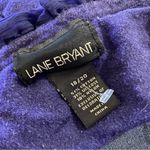 Lane Bryant Button Down Cardigan Ruffle Ink 18/20 Photo 3