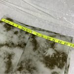 ZARA  Tie Dye High Waisted Kick Flare Split Leggings Green Size m Photo 4