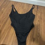SKIMS NWT  Onyx Scoop Neck One Piece Swimsuit Size 2X $88 Photo 1