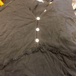 172. The normal brand high low black long sleeve dress size small Photo 1