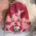 No Boundaries Comfy Pink Tie Dye Beanie Warm Winter Cap Ski Snow Hat Womens Photo 6