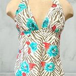 Y2K Hermanny by Vix Tankini Top Swimsuit Swim Halter M Medium 8 Blue Photo 0