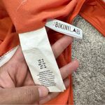 The Bikini Lab  Women’s Tie Front One-Piece Swimsuit Beach in Orange Size S Photo 12