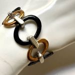 Chico's black and gold tone link bracelet Photo 2