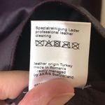 Akris  Deep Purple Lightweight Sweater in Lamb Leather, Silk, Cashmere Size 10 Photo 8