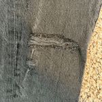 Current/Elliott  Distressed Black Denim Jeans Grunge Ripped‎ Casual Streetwear Photo 1