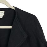 J Crew Factory Womens XXS Vanessa Sweater Jacket Black Open Front Preppy Casual Photo 3