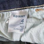 Old Navy SZ 4 SHORT Sweetheart Jeans Mid-Rise Dark Wash Pockets Zip-Fly Blue Photo 7