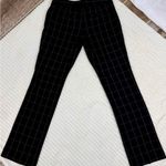 EXPRESS Editor women’s size 6R dress pants black with white plaid Photo 14