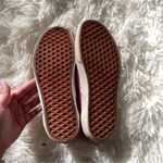 Vans  suede scalloped slip ons in burgundy Photo 4