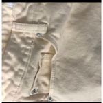 Kensie Yellow Cotton Denim Skirt Raw Edge Size 2 Photo 6