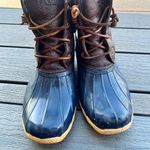 Sperry Duck Boots in Brown and Navy Photo 0