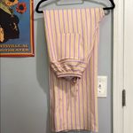 Boutique Striped Lavender and Yellow Wide Leg Lounge Pants Photo 11