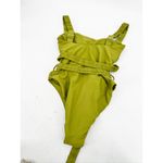 Andrea Iyamah Andrea Lyamah Antii Wasabi Green Belted One Piece Swimsuit Size Medium Photo 2