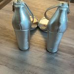Sam Edelman Yaro Metallic Silver Heels Size 9 Photo 2