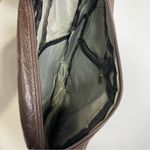 Healthy back bag brown‎ pebbled leather large sling bag Brown Photo 5