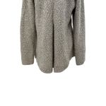 Anthropologie Angel of the North Sweater Boucle Fringe Cowl Neck Gray Large Photo 11