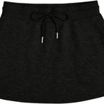 Women's Drawstring Sweat Mini Skirt Sports Black Size M Photo 0