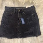 American Eagle NWT  black distressed mini skirt  Photo 0