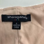 Sharagano  Women’s Ivory & Tan Lace  Shift‎ Dress Size 6 Sleeveless Photo 5