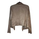 267. Sofia Jeans by Sofia Vergara Faux Suede Moto Jacket | NWT Tan Size M Photo 2