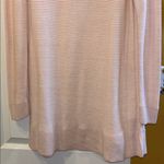 ANN TAYLOR FACTORY LIGHT PINK KNIT DRESS/TOP… RIBBED TEXTURE LONG SLEEVE SIZE XL Photo 8
