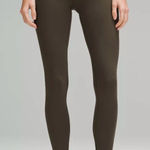 Lululemon  army green leggings size 4 28” inseam EUC Photo 0