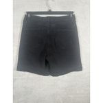 Nine West  Womens High Rise Cuffed 5" Bermuda Denim Jeans Shorts Size 10 Black Photo 1