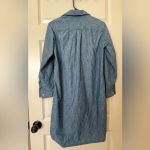 Lands' End  Blue Denim cotton shirt dress Photo 1