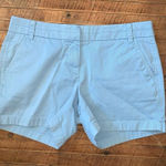 J.Crew pale blue size 6 flat front vacationcore 6 chino shorts Photo 0