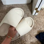Cream Slide Sandals Size 8.5 Photo 3