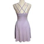 Pact  Size S Strappy Tank Dress Stretch Jersey Organic Cotton Purple Pockets Photo 1