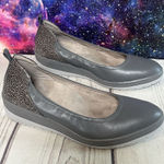 Vionic  Jacey Wedge Shoes 8.5 Wide Women Slip on Comfort Gray Leather Support Photo 0