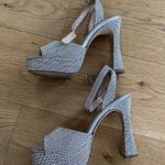 Steve Madden Sparkly Rhinestone Platform Ankle Strap Sandals Photo 1