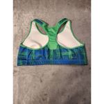 Nike  DRI-FIT L Blue Green RACER BACK SPORTS BRA Photo 1